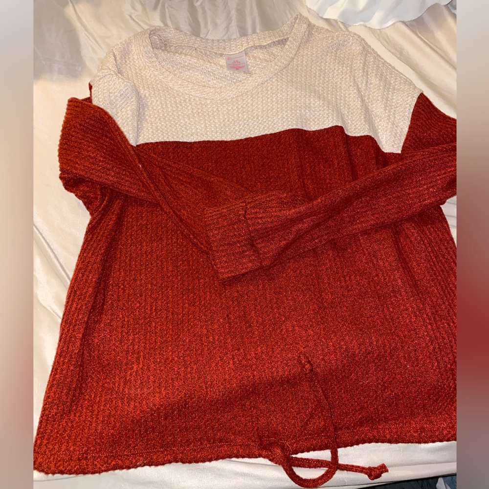 Front Tie Sweater